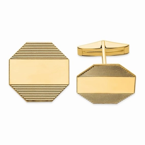 14k Cuff Links