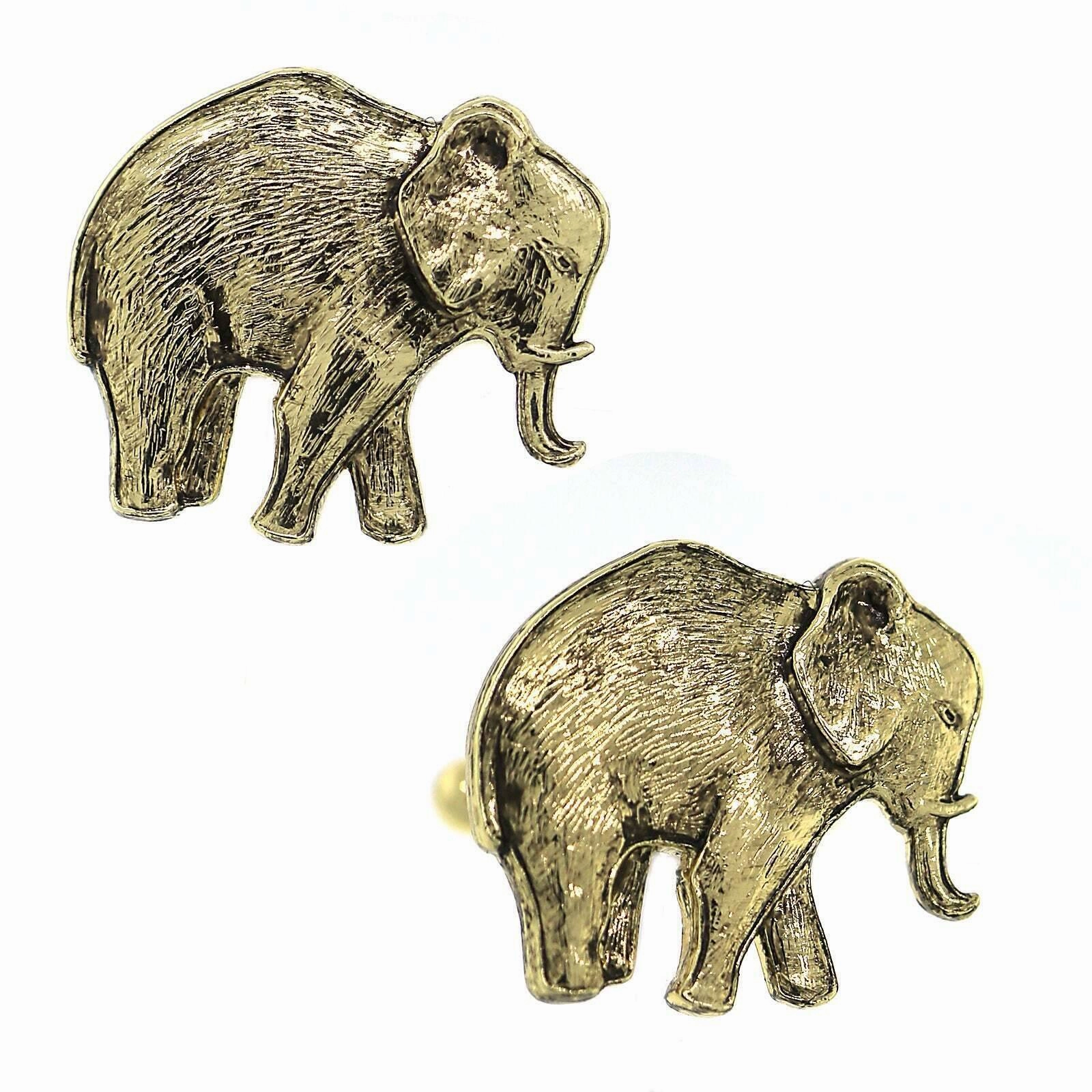 1928 Jewelry Elephant Cufflinks