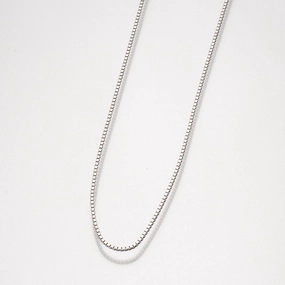 24 Inch Sterling Silver  Box Necklace Chain
