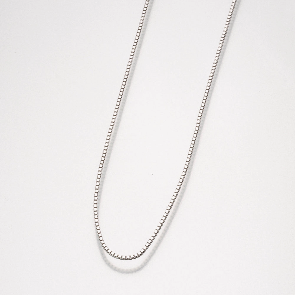 24 Inch Sterling Silver  Box Necklace Chain