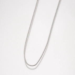 24 Inch Sterling Silver  Box Necklace Chain