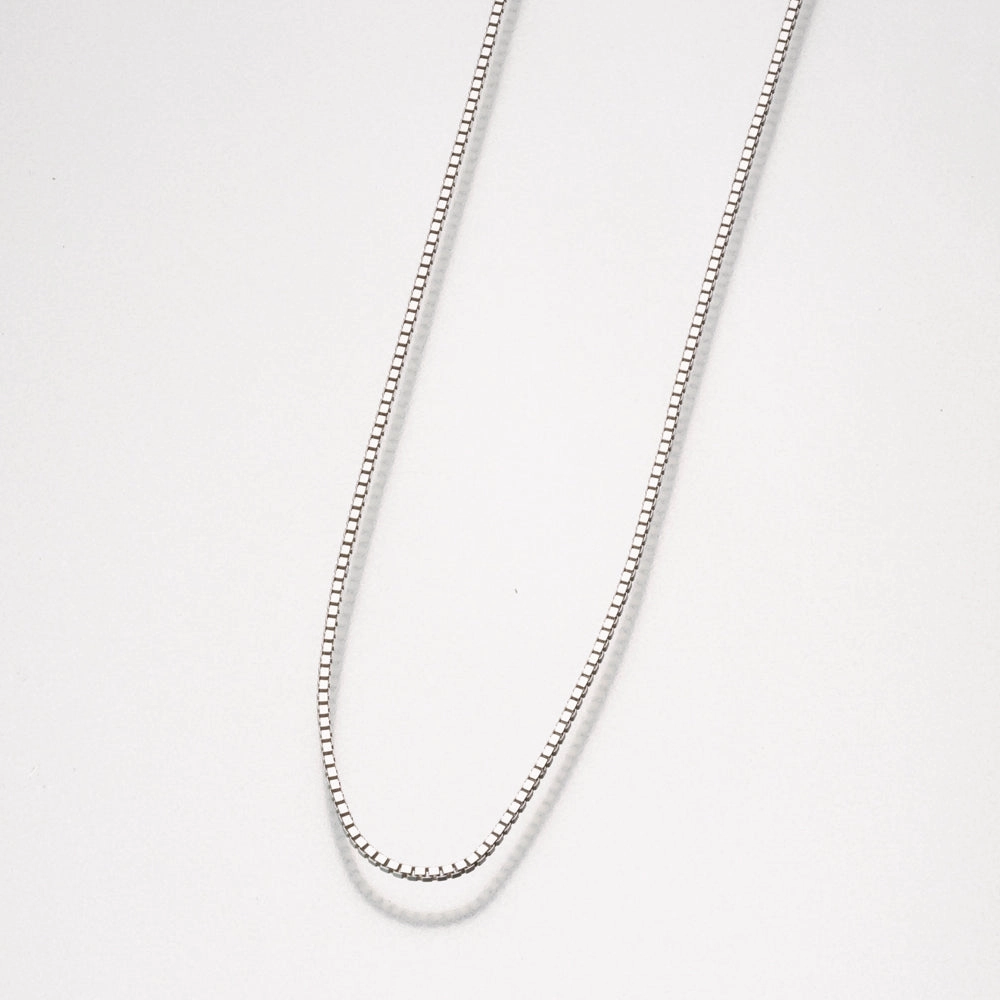 24 Inch Sterling Silver  Box Necklace Chain