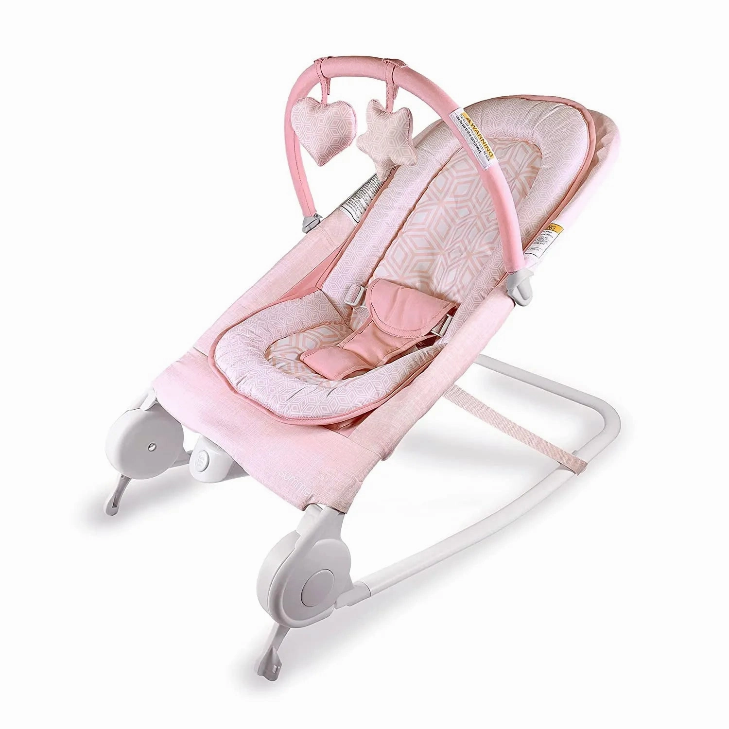 2-in-1 Bouncer & Rocker Duo (Pink)