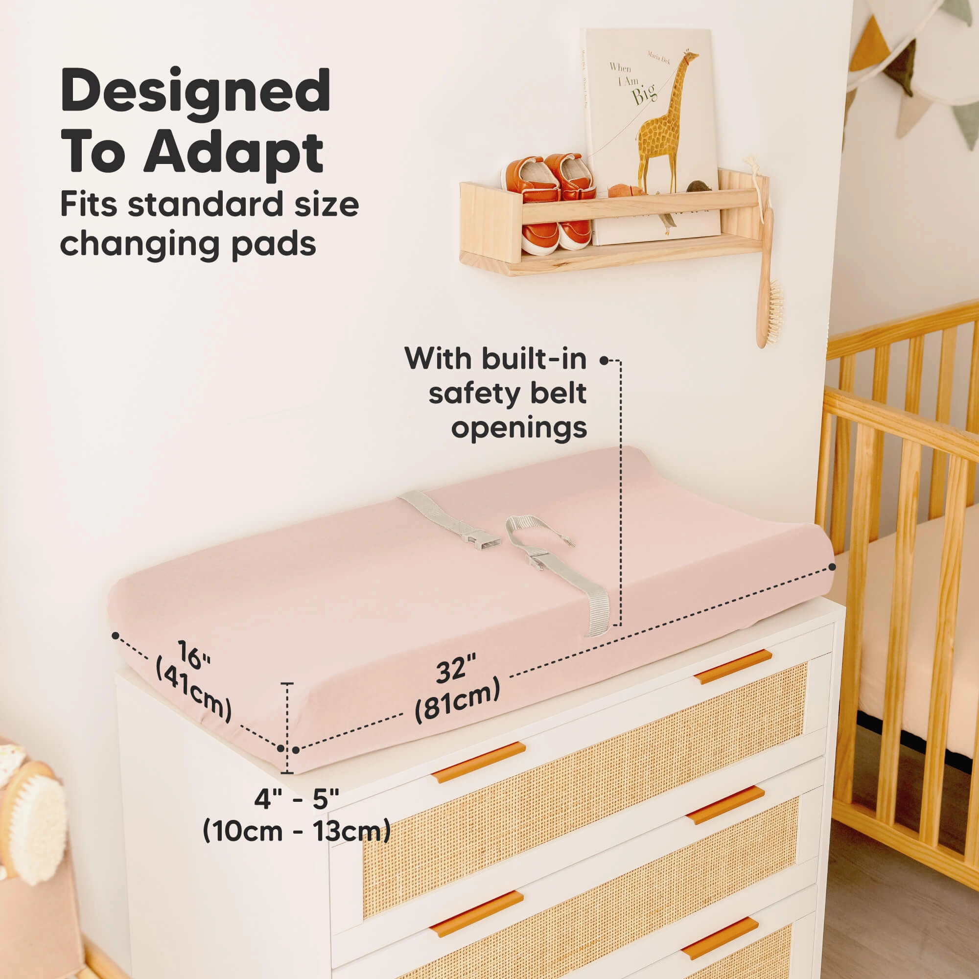 2-Pack Isla Changing Pad Covers (Cameo)