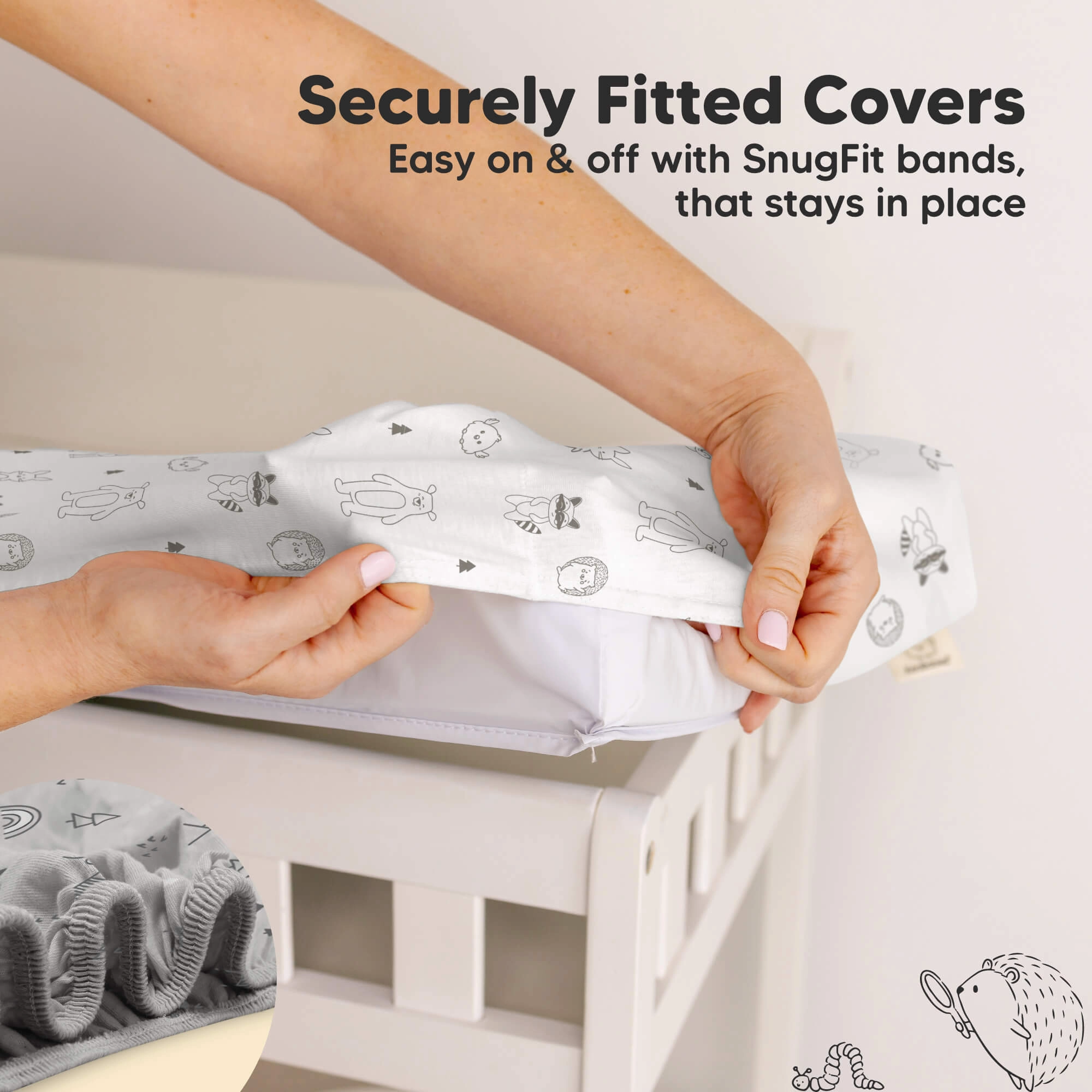 2-Pack Isla Changing Pad Covers (Woodland)
