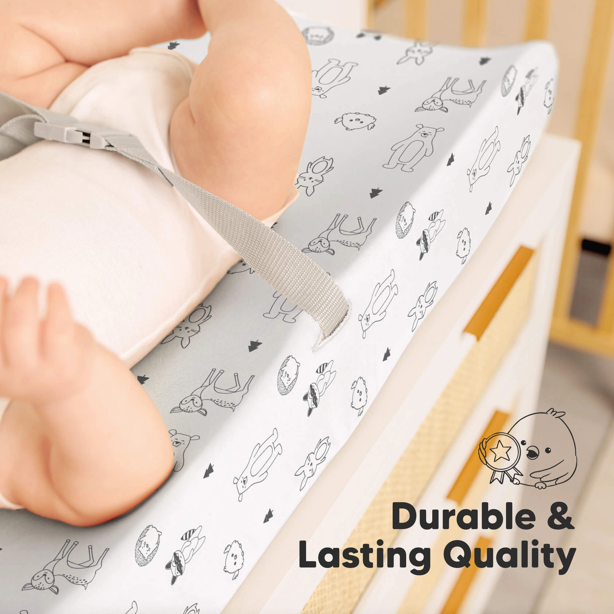 2-Pack Isla Changing Pad Covers (Woodland)