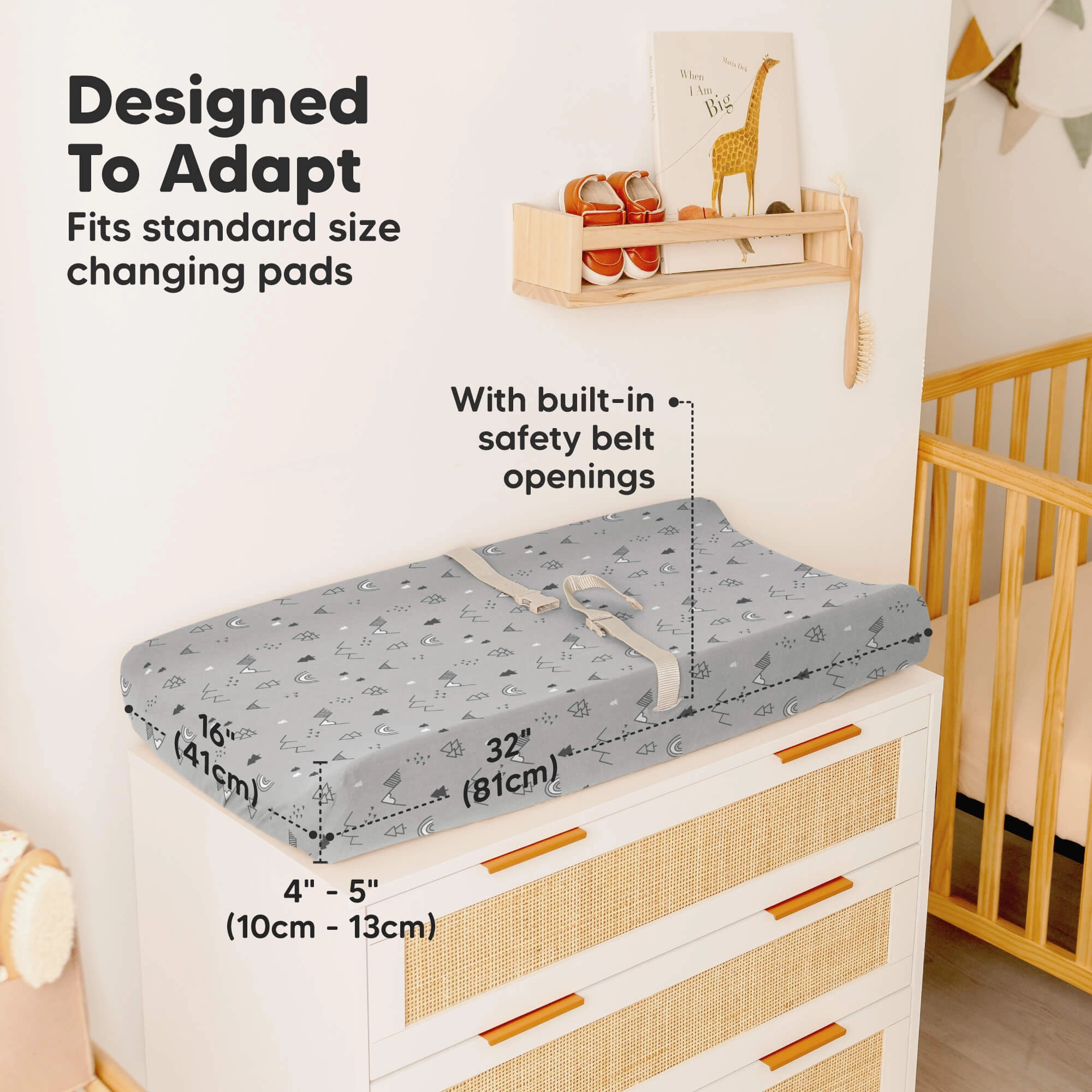 2-Pack Isla Changing Pad Covers (Woodland)