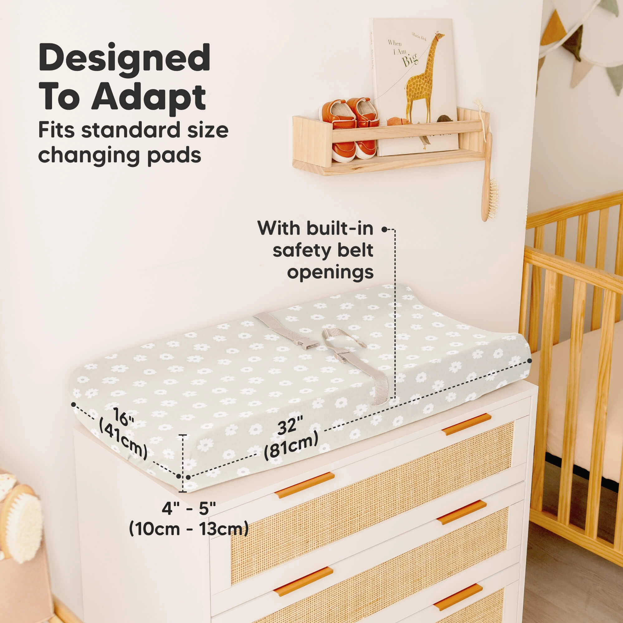 2-Pack Soothe Changing Pad Covers (Meadow)