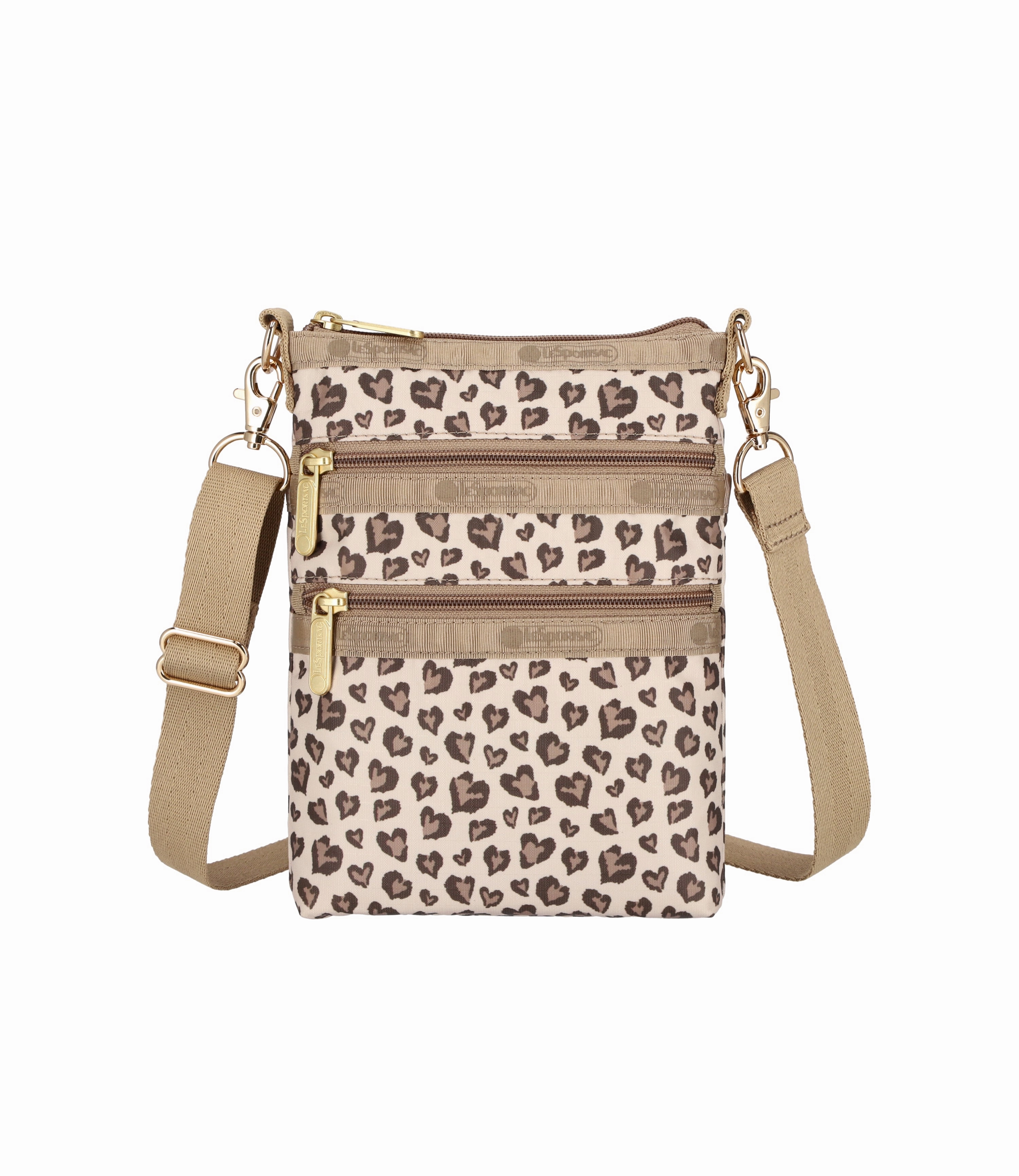 3-Zip Crossbody