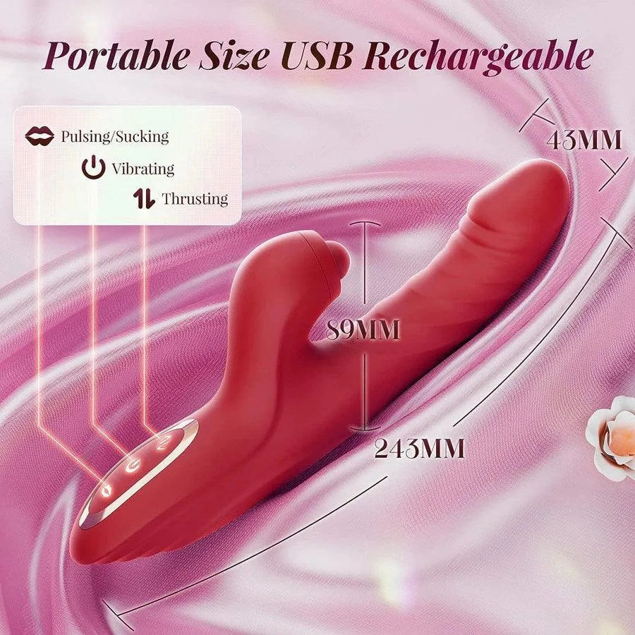 4-in-1 Rabbit Vibrator for Women