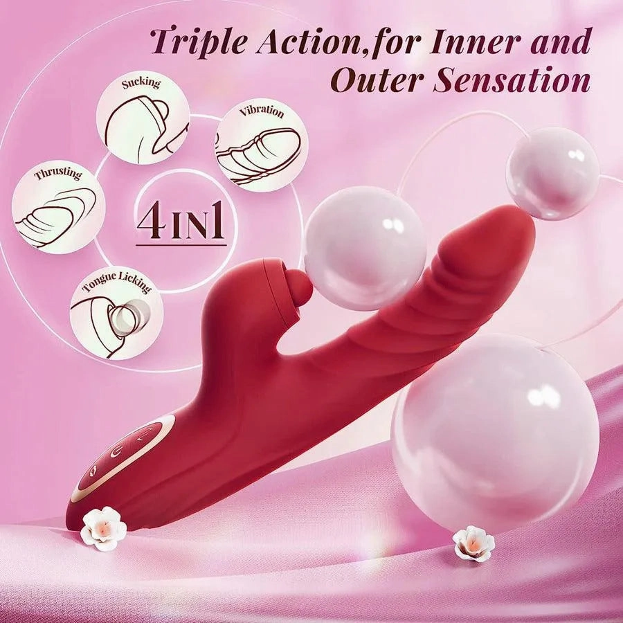 4-in-1 Rabbit Vibrator for Women