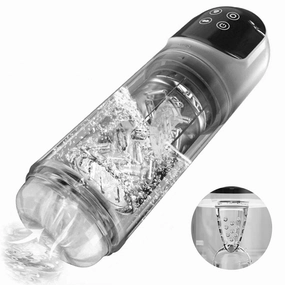 6 in 1 LCD Water SPA Vacuum Pump Male Masturbator Penis Enlargement Gear