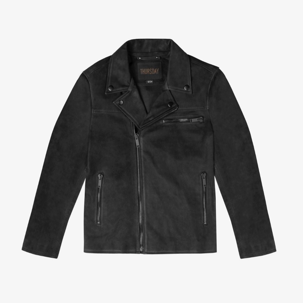 [S] Motorcycle Jacket | Black Matte