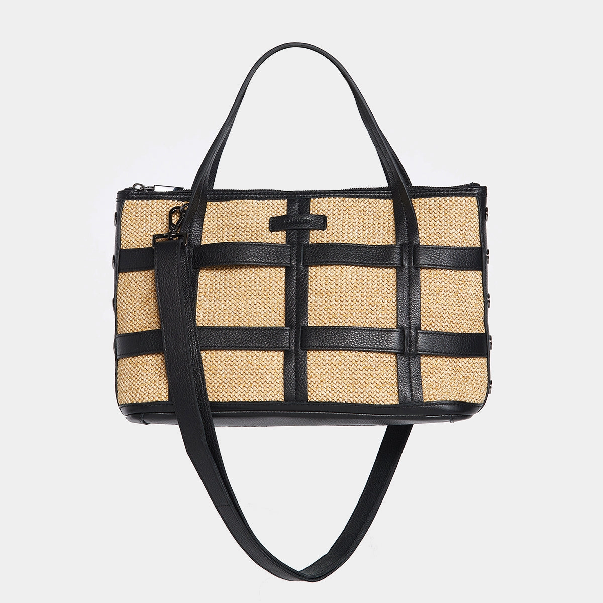 Addie Med Trellis | Chaparral Raffia/Gunmetal