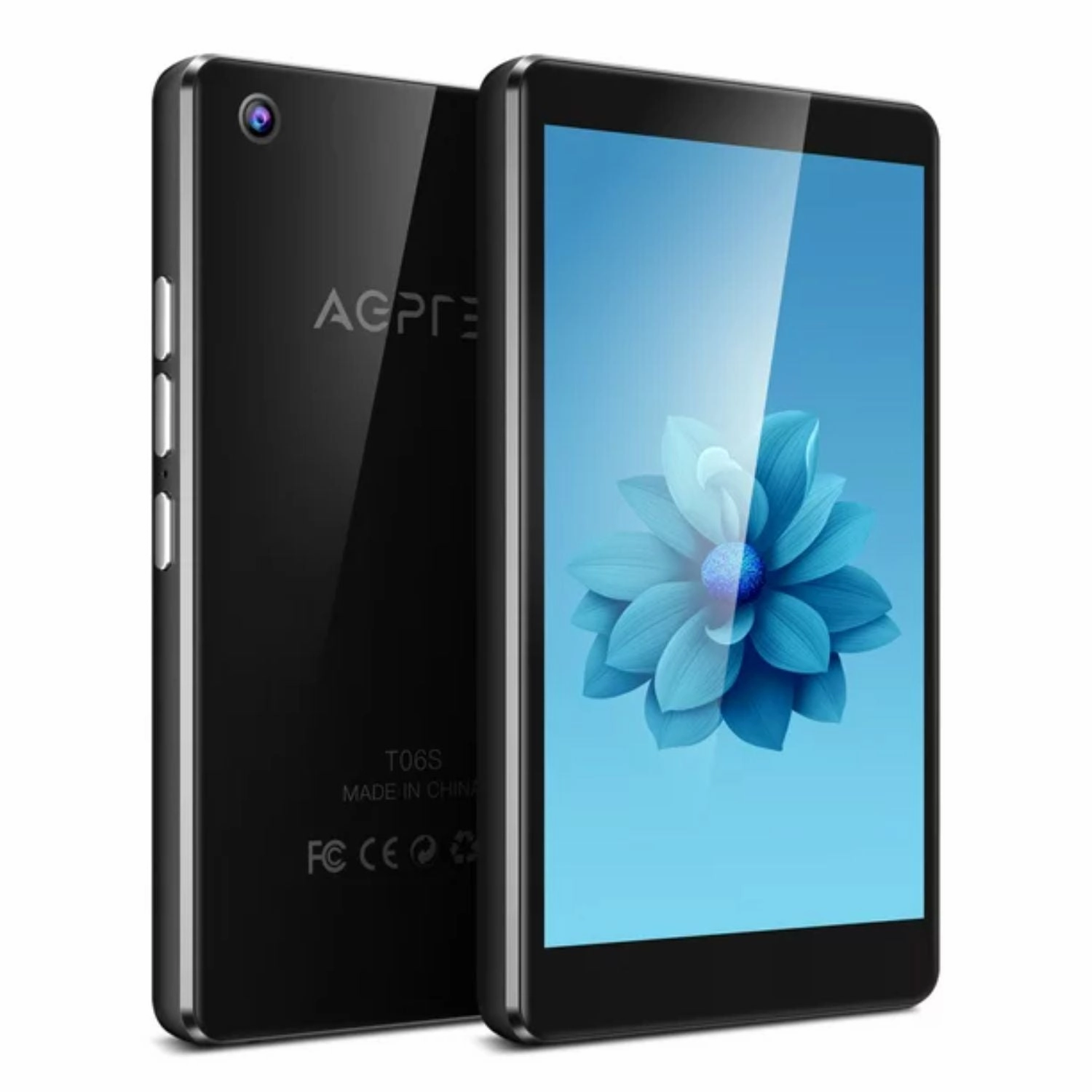 AGPtek T06S MP4 Player with Touch Screen, WIFI Bluetooth MP3 Player with 5MP Camera FM Radio Black