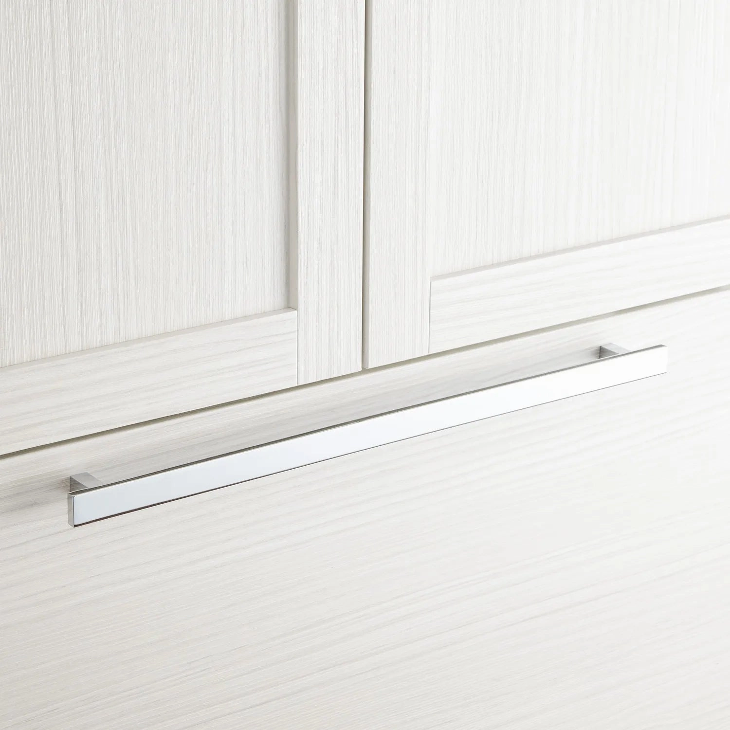 Alno D985-18-PC Cube Modern Appliance Pull, Polished Chrome
