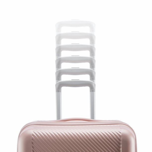 American Tourister 140732-E050 Ikon 24" Hardside Spinner Luggage, Pink