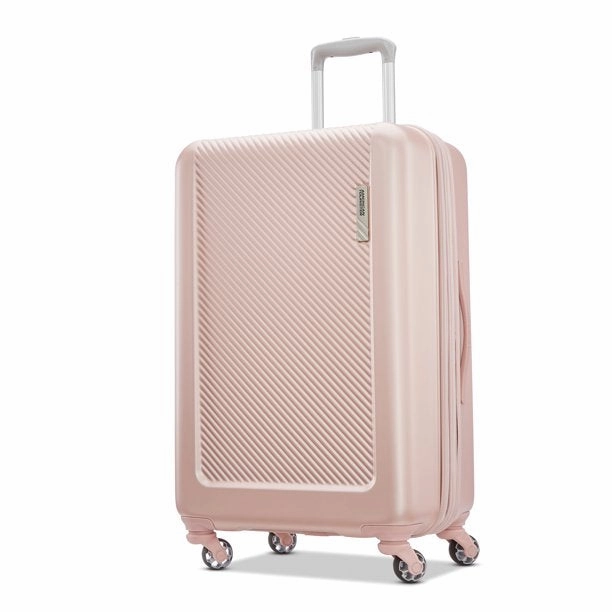 American Tourister 140732-E050 Ikon 24" Hardside Spinner Luggage, Pink