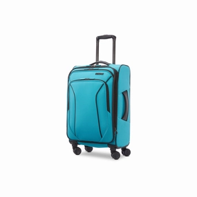 American Tourister Pirouette Nxt 20" Softside Luggage - AQUA ONE SIZE