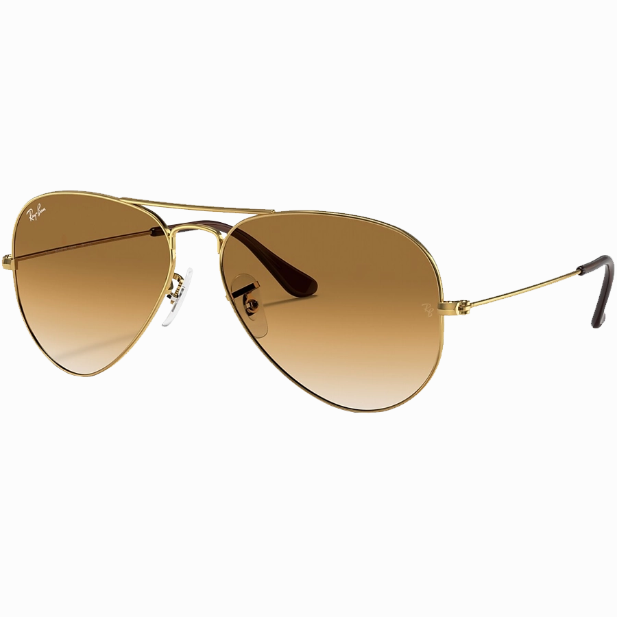 Aviator Polished Gold/Gradient Brown