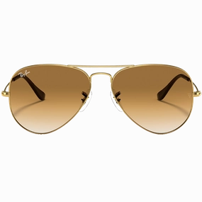 Aviator Polished Gold/Gradient Brown