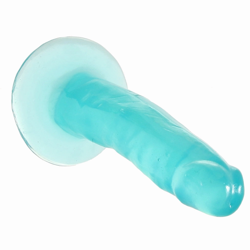 B Yours Plus Hard n’ Happy 5 Inch Jelly Dildo in Teal