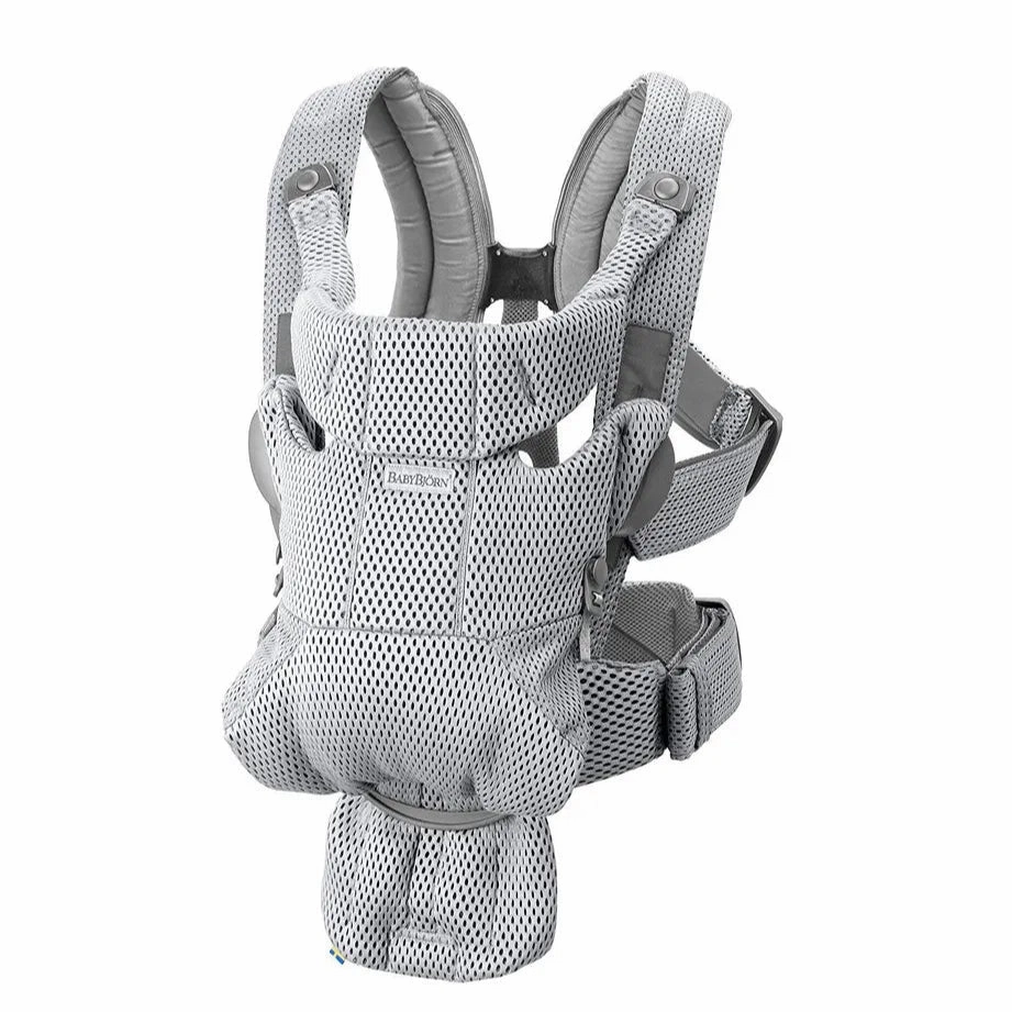 Baby Carrier Free Gray 3D Mesh - Gray