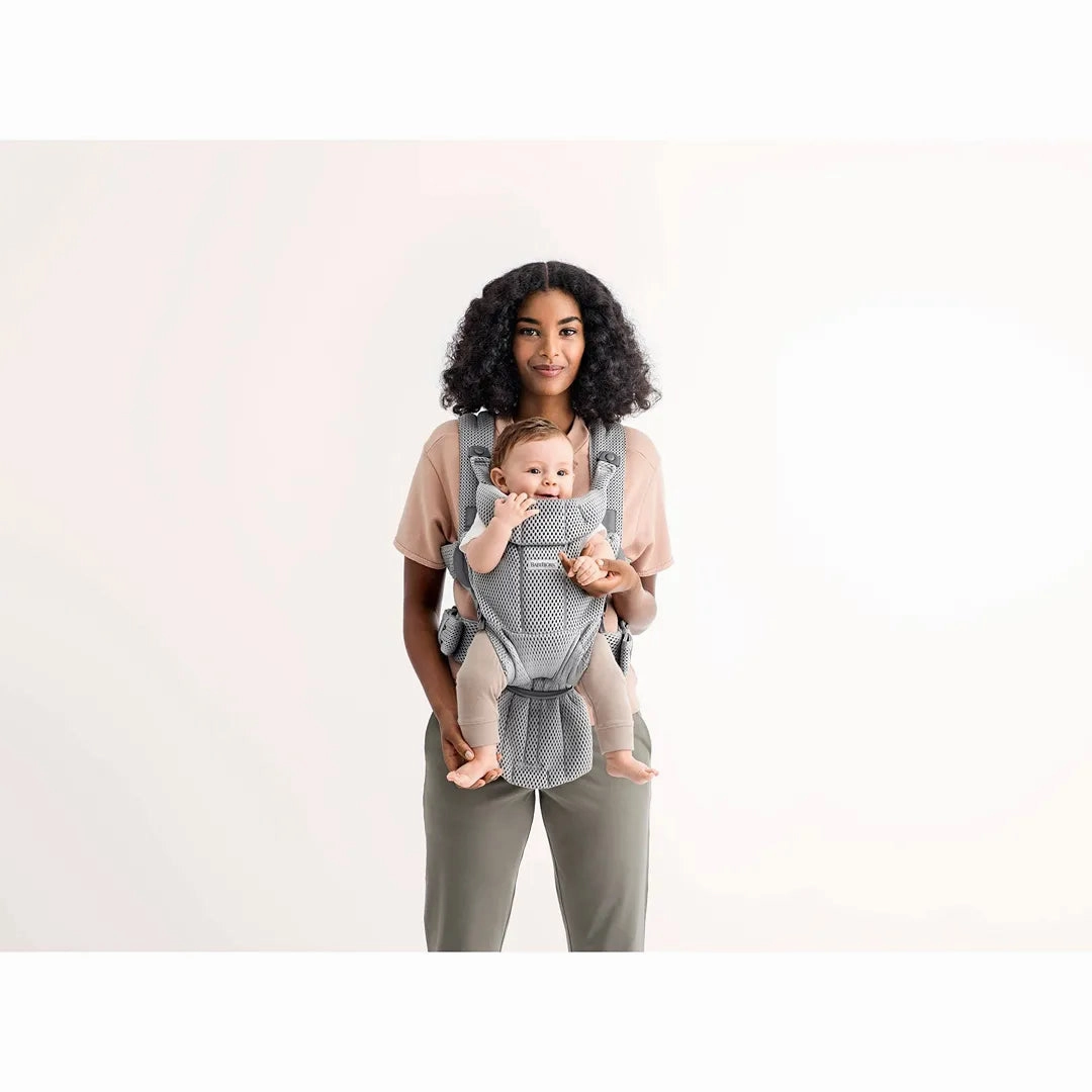Baby Carrier Free Gray 3D Mesh - Gray