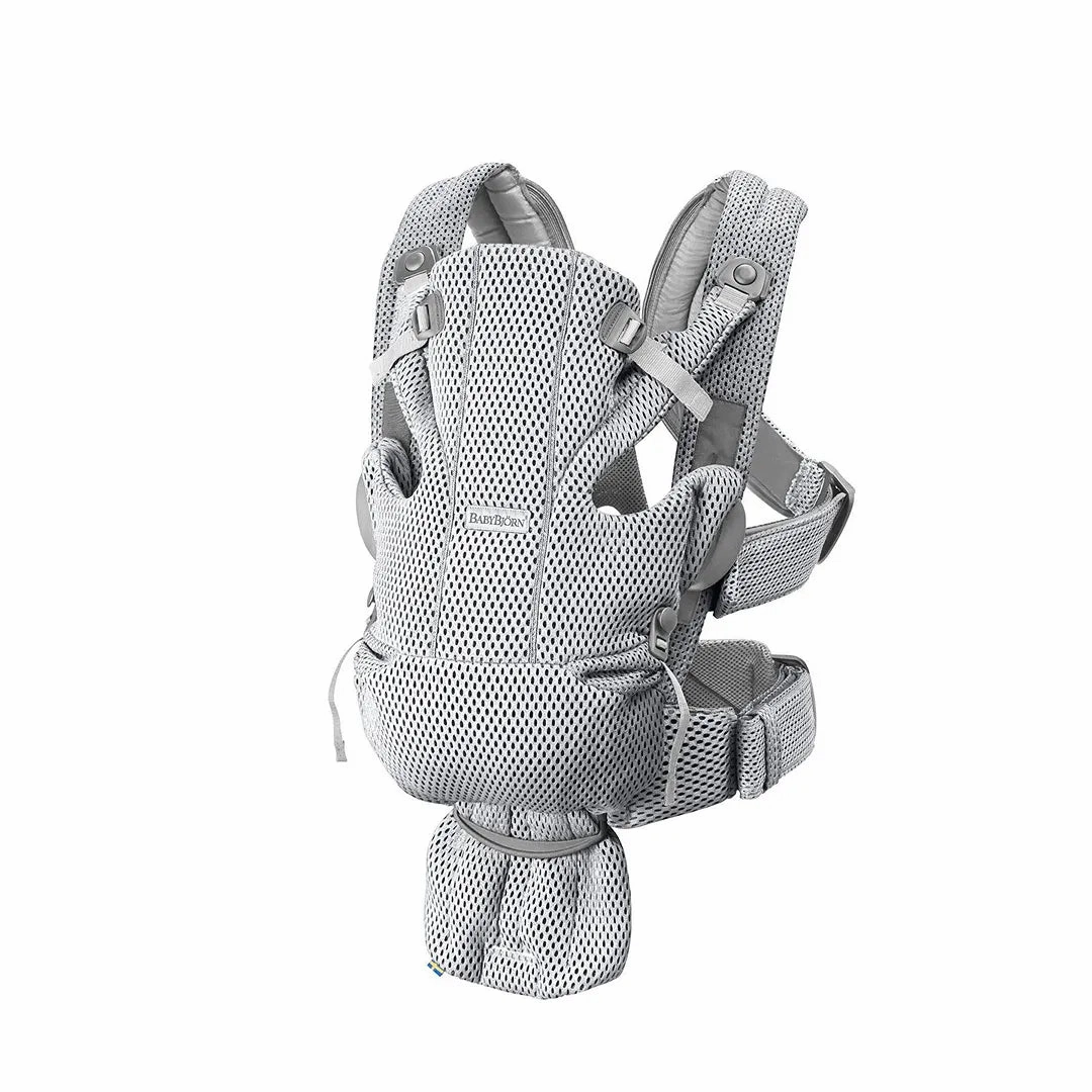 Baby Carrier Free Gray 3D Mesh - Gray