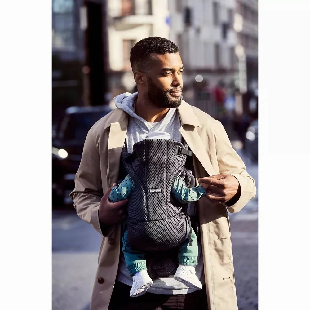 Baby Carrier Free in 3D Mesh - Anthracite
