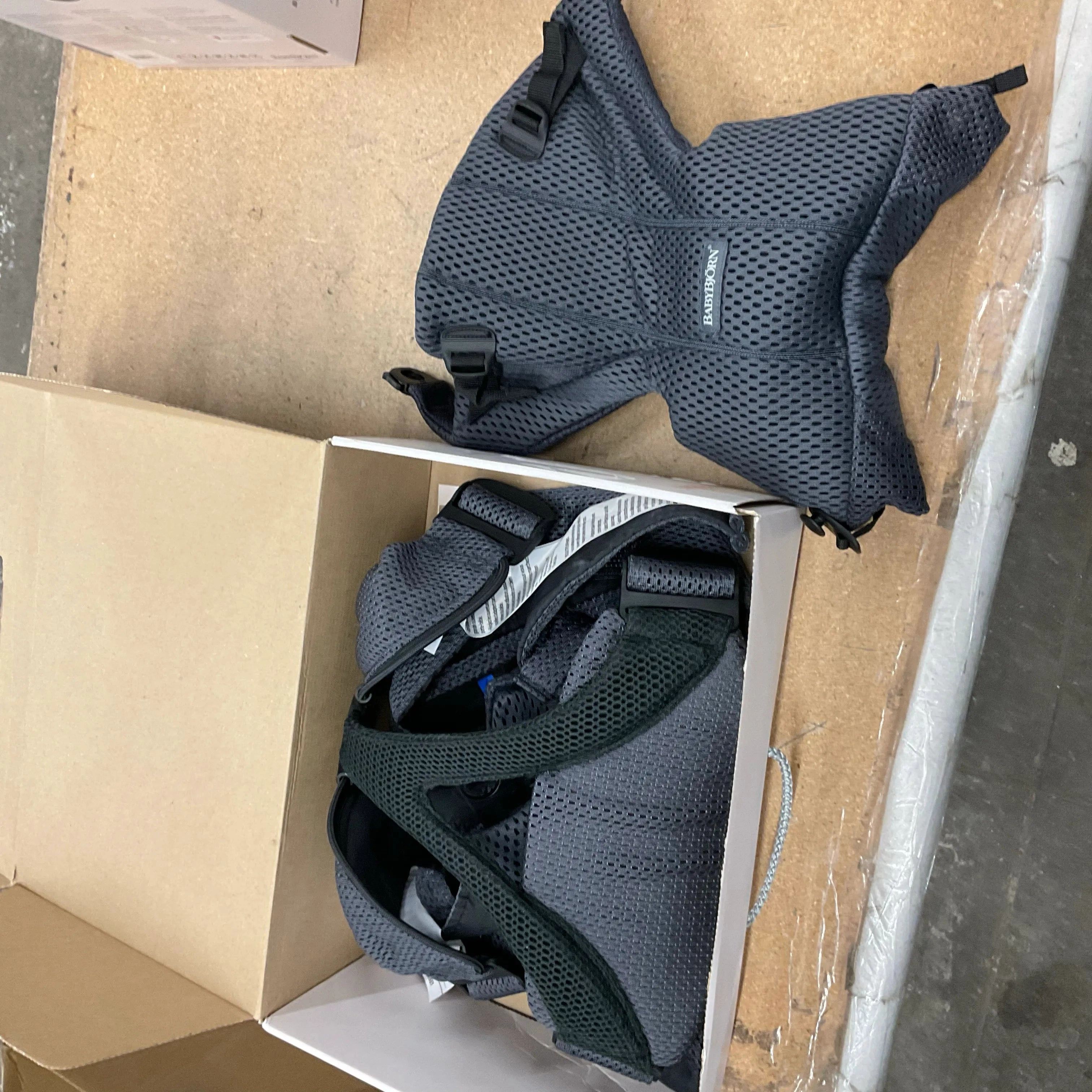 Baby Carrier Free in 3D Mesh - Anthracite (See Description)