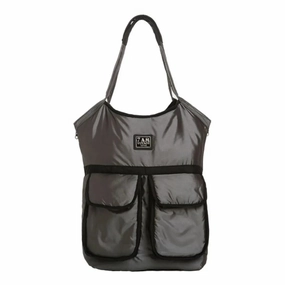 Barcelona Bag - Metallic Charcoal
