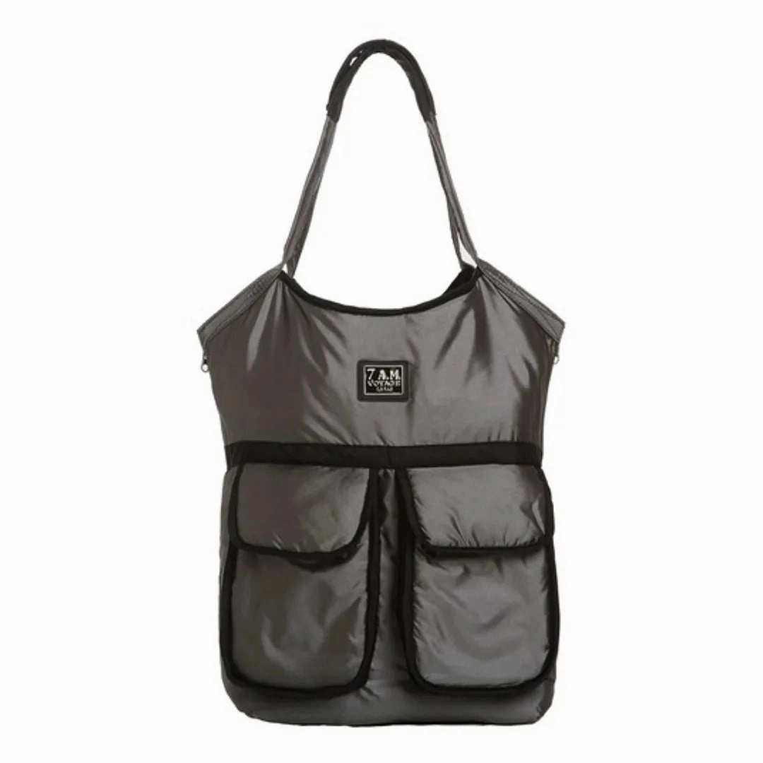 Barcelona Bag - Metallic Charcoal
