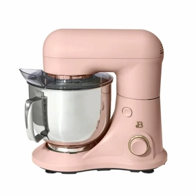 Beautiful 19461 5.3 Qt Stand Mixer, Lightweight & Powerful with Tilt-Head, Rose
