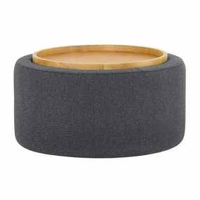 Beautiful LS-BT-015 Drew Stowaway Coffee Table with Storage by Drew Barrymore, Charcoal