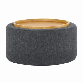 Beautiful LS-BT-015 Drew Stowaway Coffee Table with Storage by Drew Barrymore, Charcoal