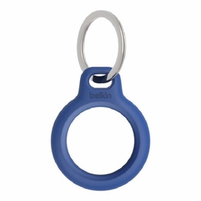 Belkin F8W973BTBLU Secure Holder With Key Ring for AirTag, Blue