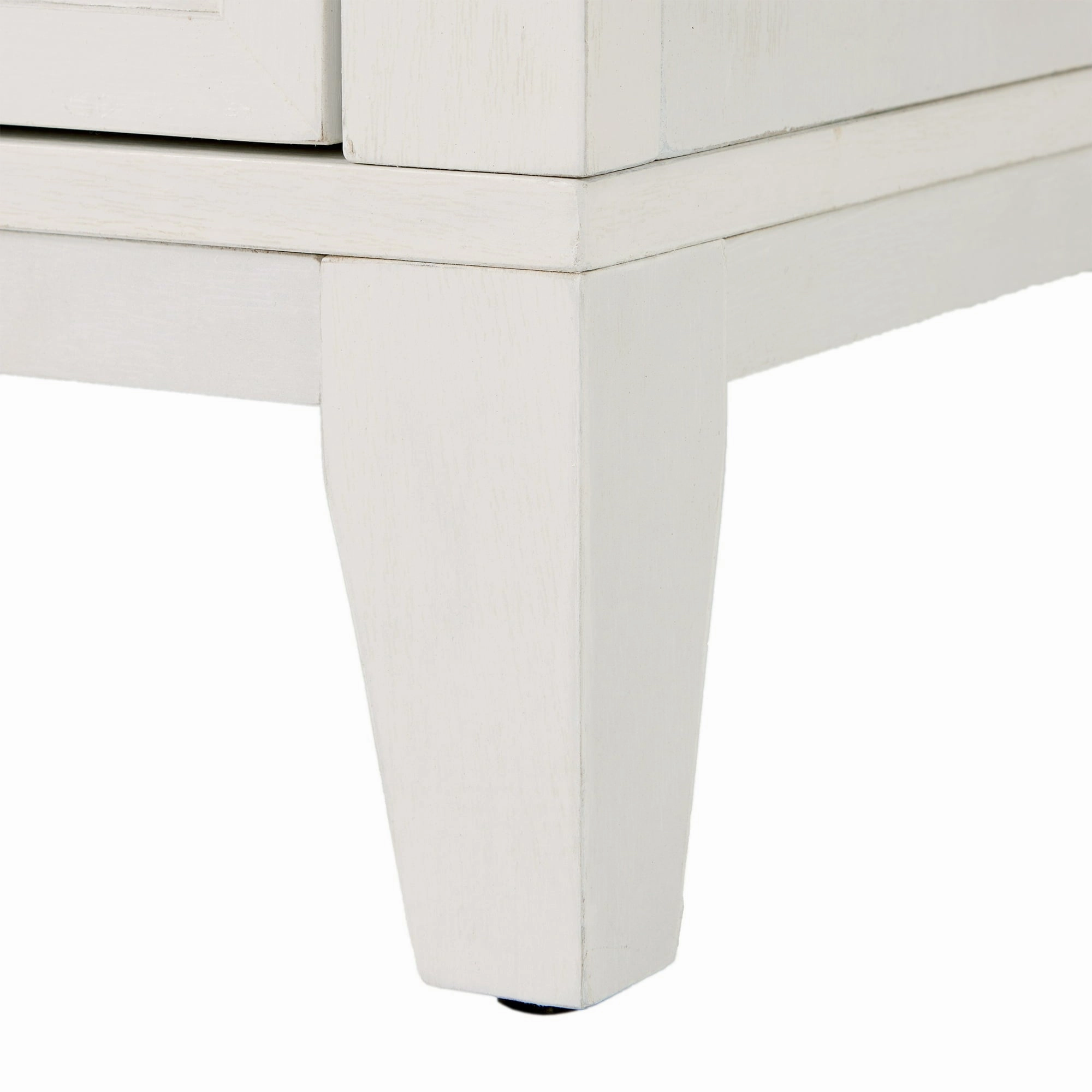 Better Homes & Gardens BHS436249972061 Canton 3-Drawer Nightstand, Textured White and Light Honey
