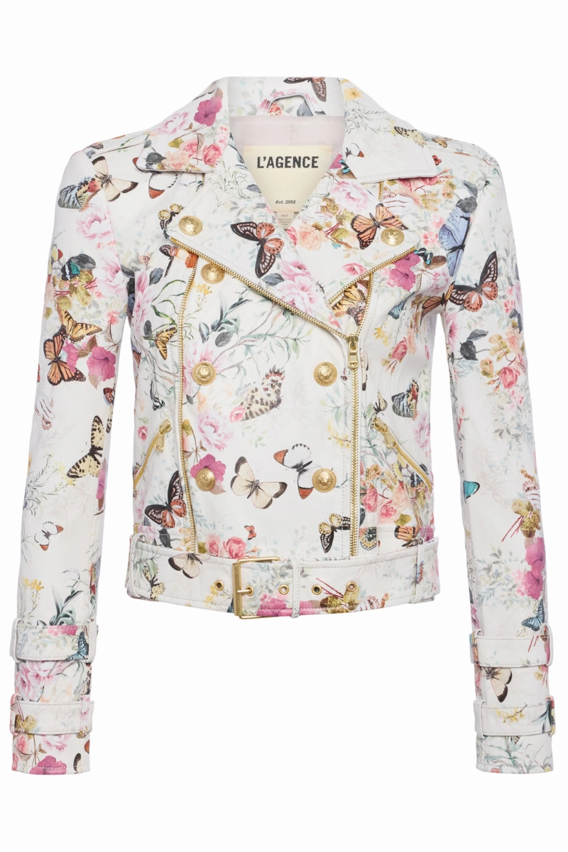 Billie Belted Leather Jacket