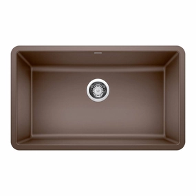 Blanco 442537 Precis 30" x 18" Cafe Brown Single Bowl Undermount Residential Kitchen Sink