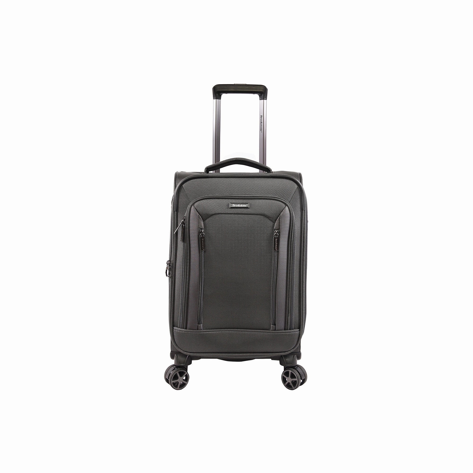 Brookstone Elswood 21" Softside Spinner Luggage NOT APPLICABLE - Dark Charcoal DK CHARCOAL ONE SIZE