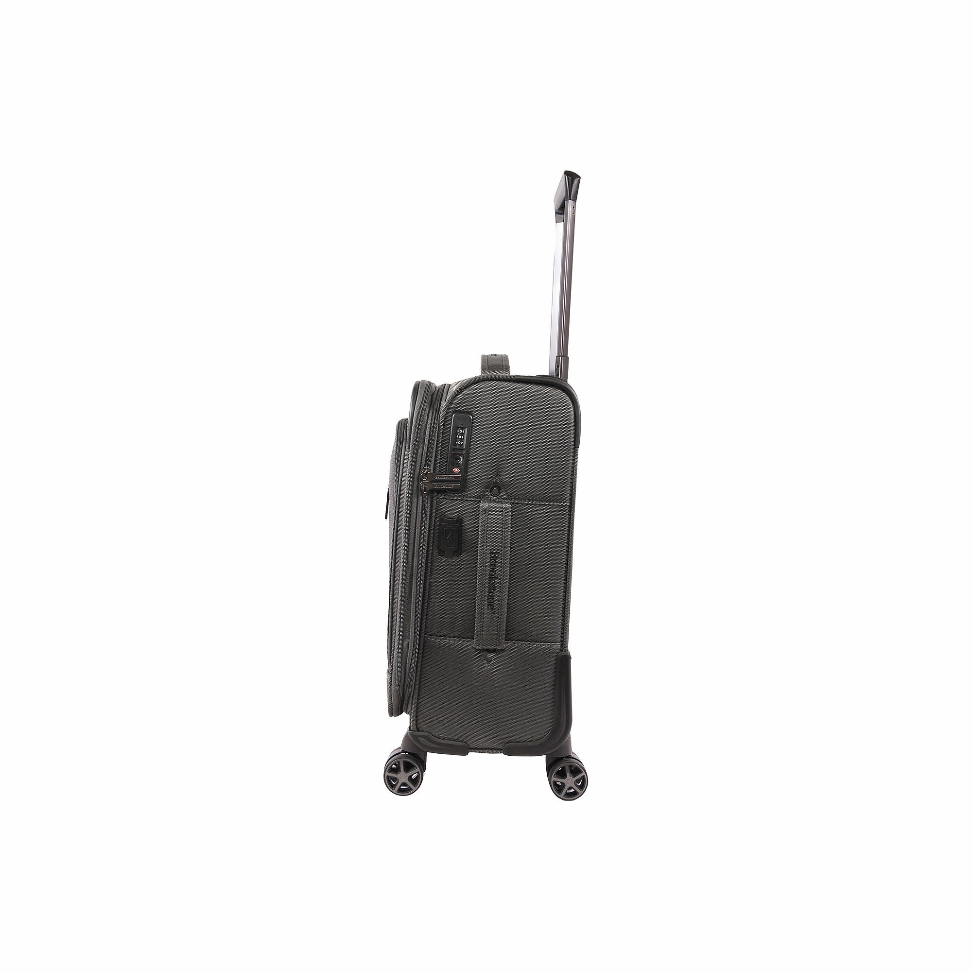 Brookstone Elswood 21" Softside Spinner Luggage NOT APPLICABLE - Dark Charcoal DK CHARCOAL ONE SIZE