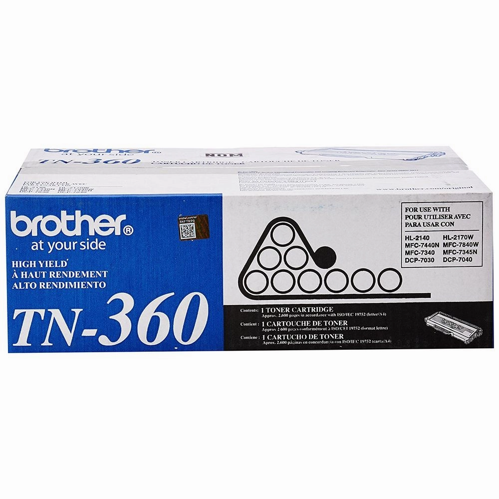 Brother TN360 High Yield Mono Laser Toner Cartridge