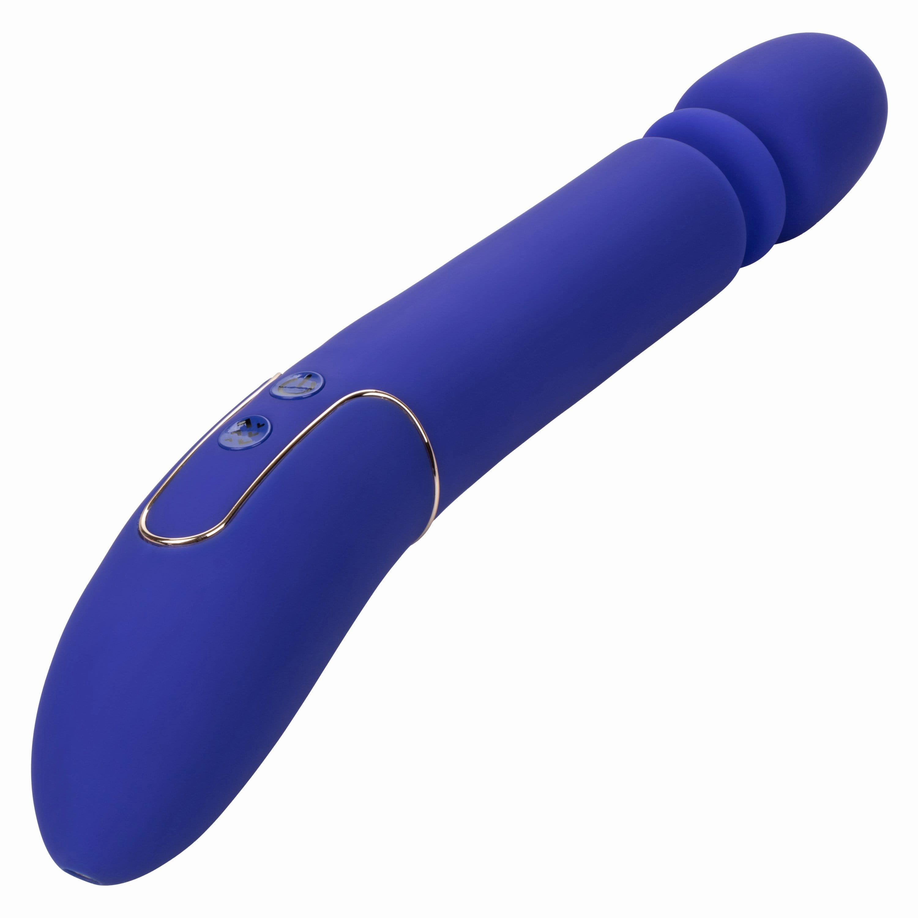 California Exotics - Shameless Slim Thumper Wand Massager (Blue)