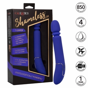 California Exotics - Shameless Slim Thumper Wand Massager (Blue)