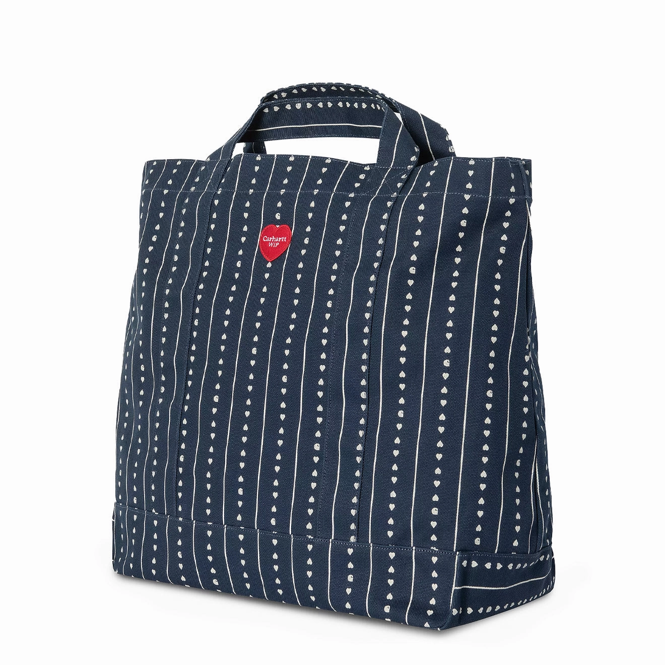 Carhartt WIP Drewe Tote Big Heart C Pinstripe / Ink / Natural