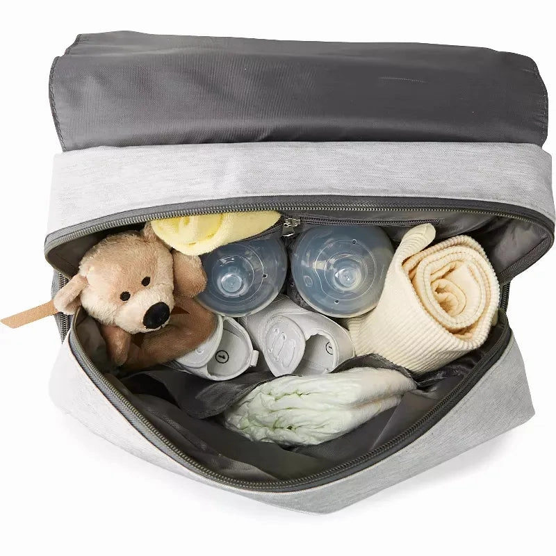 Cascade Back Pack Diaper Bag - Black/Gray (See Description)