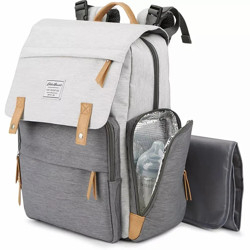 Cascade Back Pack Diaper Bag - Black/Gray (See Description)