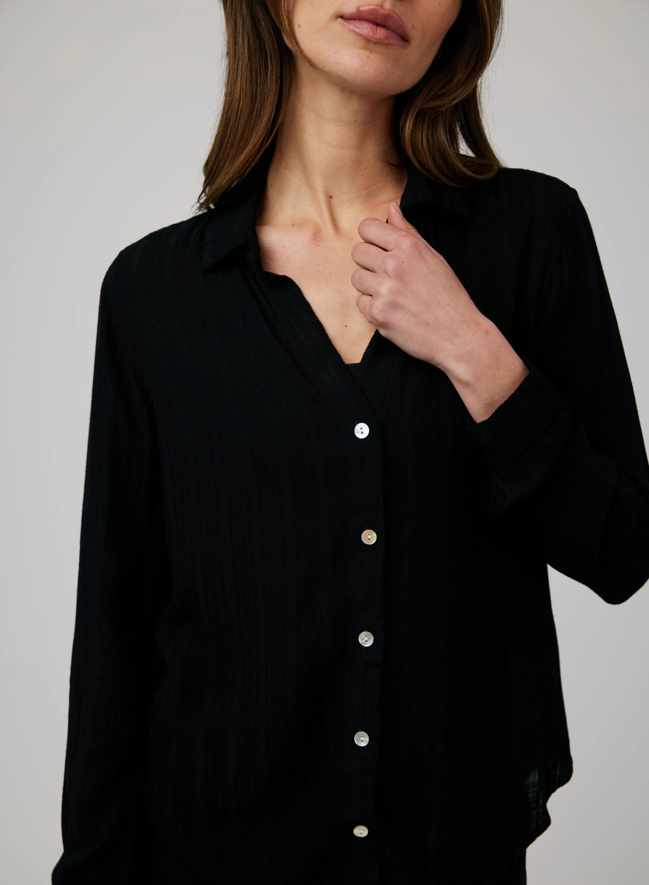 Classic Button Down - Black