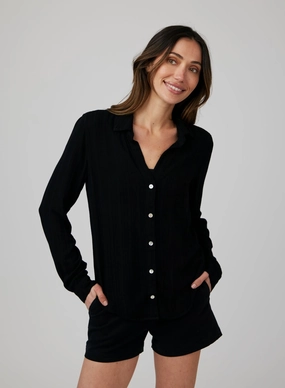 Classic Button Down - Black